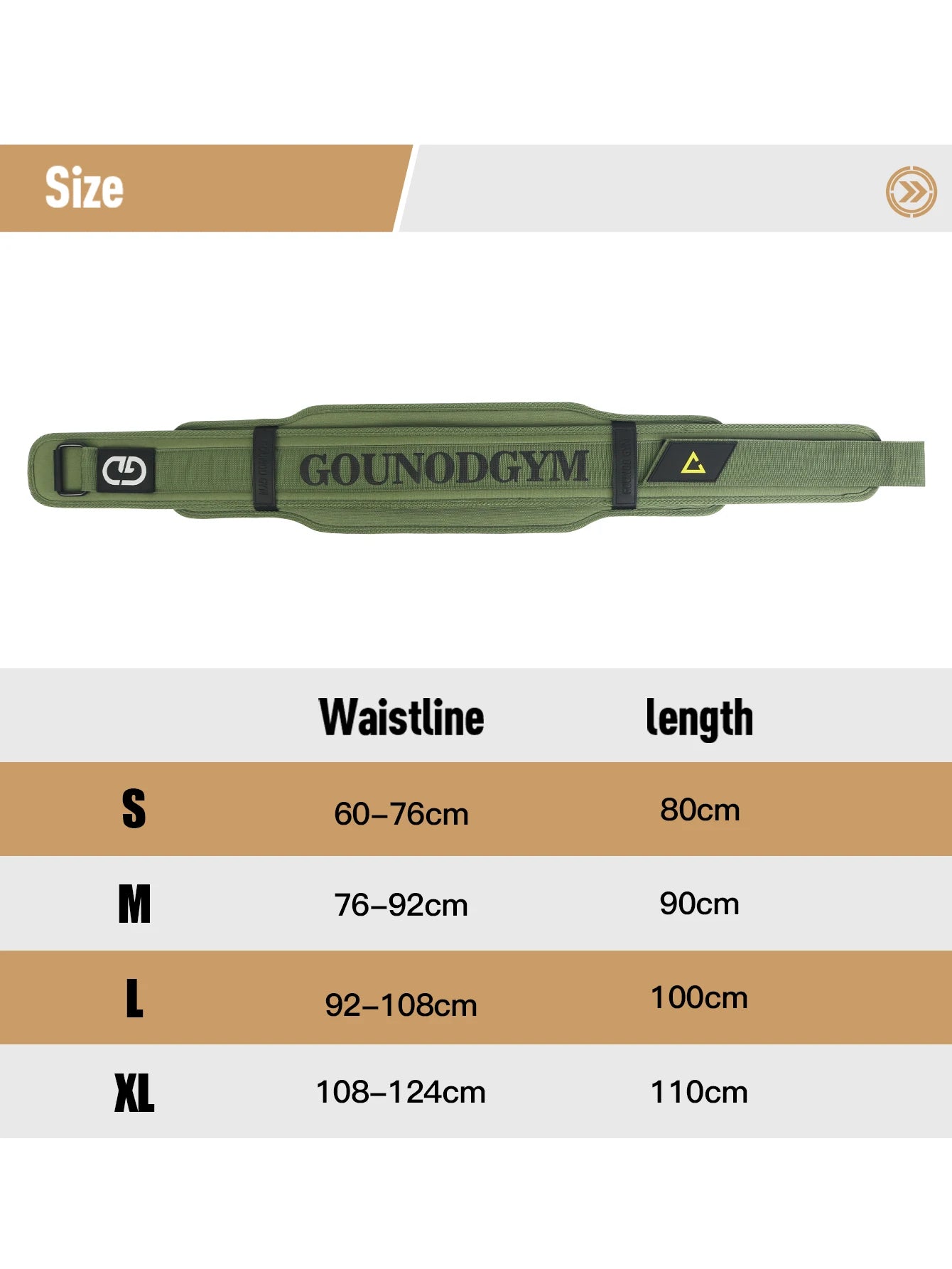 GOUNOD GYM Weightlifting Belt